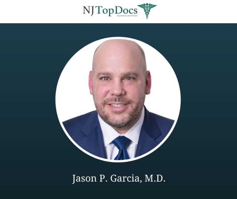 Board-Certified Orthopedic Surgeon, Dr. Jason Garcia Named NJ Top Doc