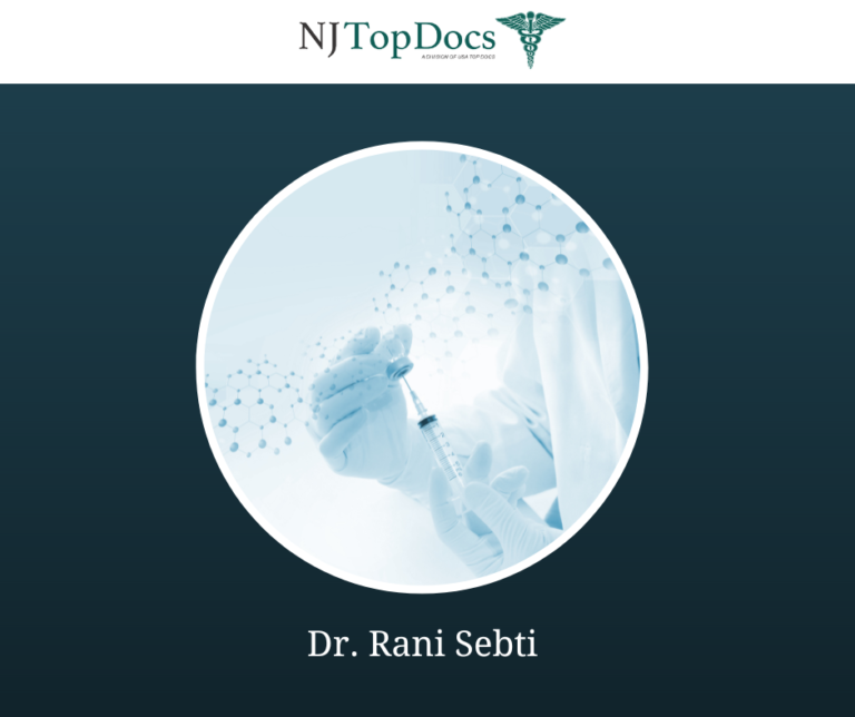 Dr. Rani Sebti Earns 2025 NJ Top Doc Distinction
